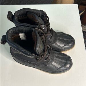 Kids' Black and Brown Snow Boots,north pass size 5